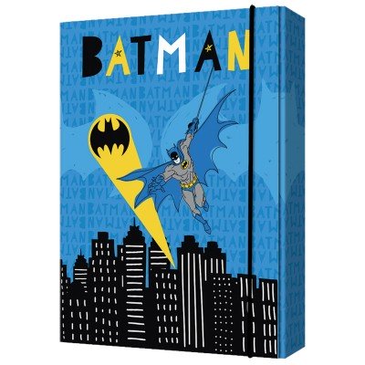 Папка для зошитів на гумці Kite DC22-210 Batman синя картонна