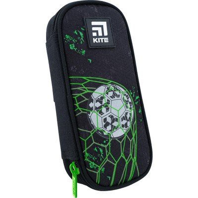 Пенал 1 відділення Kite K22-662-6 Goal чорний м'який