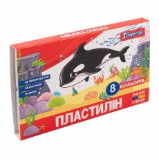 Пластилін 8 кольорів 1Вересня 540587 Zoo Land 160 грам