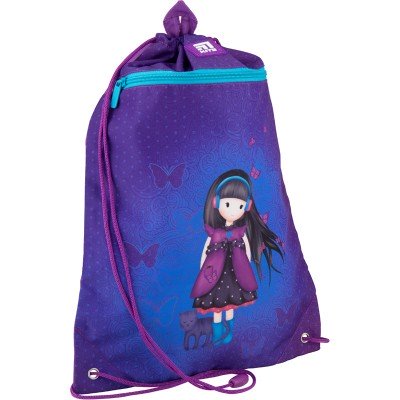 Сумка для взуття Kite K20-601M-19 Fashion Дівчинка з кишенькою бузкова