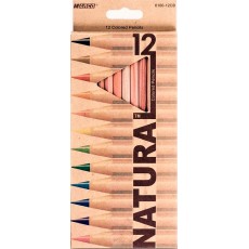 Олівці кольорові 12 штук MARCO 6100-12CB Natural